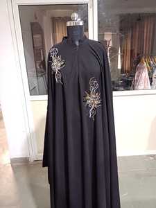 Hermoso Caftán Marroquí Ligero y Transpirable, Nuevo Diseño, Hecho a Mano con Cuentas de Piedra, Función Antiestática, Ropa Tradicional Musulmana - Product Image 3