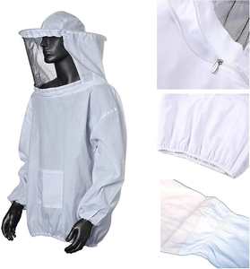 Équipement d'apiculture en coton ventilé unisexe Combinaison en maille de protection Fournitures d'apiculture en gros Vêtements de sécurité - Product Image 4