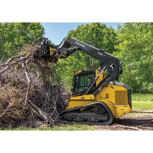 Chargeuse sur chenilles compacte Deeree 333G avec commandes ISO par joystick, cabine HVAC et forte charge basculante pour le travail quotidien - Product Image 3