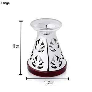 Soporte de metal único con tarro Soporte de luz de té doble de hierro Negro - Product Image 1