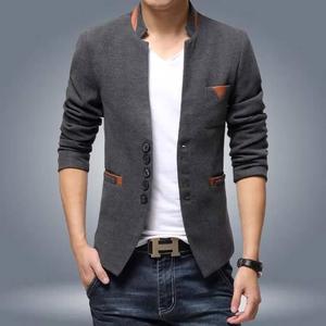 Chaqueta Blazers a rayas a la moda para hombre, trajes de negocios de nueva marca con abrigos informales masculinos atractivos - Product Image 3