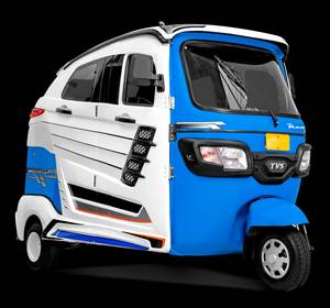 TVS KING DELUXE PLUS Tricycle motorisé fermé pour passagers, Rickshaw Tuk Tuk 151-200cc 36V 3 passagers 30-50Km/h Urbain - Product Image 5