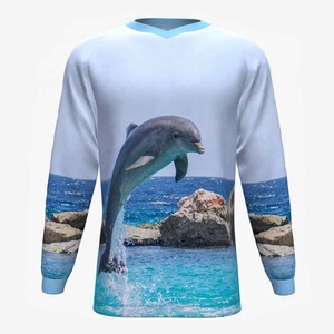 Vente en gros Vêtements de pêche écologiques à séchage rapide Anti-Uv Upf50 Sweat-shirt de pêche à manches longues personnalisé Vêtements de pêche sublimés - Product Image 1
