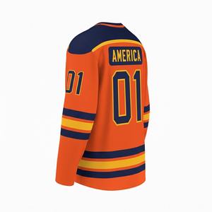 2025 OEM CUSTOM ICE HOCKEY JERSEY WHOLESALE SUBLIMATED TEAM UNIFORM DESIGN YOUR OWN - Product Image 2