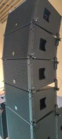 Sistema de matriz de línea duradero portátil para salón de bodas Iglesia Single 10 pulgadas Lineal Single 18 pulgadas Subwoofer 8Ohm Neodimio activo