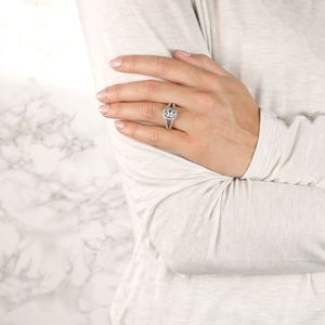 แหวนครบรอบแต่งงานฮาโลวีนก้านแยกวงแหวนสำหรับงานหมั้นแหวนของขวัญวันเกิดแหวนเพชรแหวนเจ้าสาว - Product Image 4