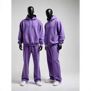 Conjuntos Deportivos Unisex Transpirables con Logotipo Personalizado, Hechos en Fábrica Profesional, 100% Algodón, Tallas Grandes, 2 Piezas, con Capucha - Product Image 2