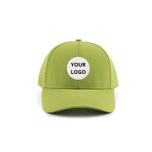 OEM 6-Panel Performance Golf Hat with Custom Logo Laser Cut Holes Lightweight Breathable <b>Snapback</b> <b>Cap</b> for Outdoor Sports - Product Image 1
