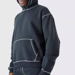 Ensemble short à capuche pour hommes 100% coton T-shirt et survêtement court à la mode Offre Spéciale ensemble d'été OEM - Product Image 4