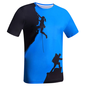 T-shirt à manches courtes pour homme, taille plus, en jersey de coton et polyester, écologique, séchage rapide, sublimé, avec graphisme personnalisé, pour le sport et la gym - Product Image 4