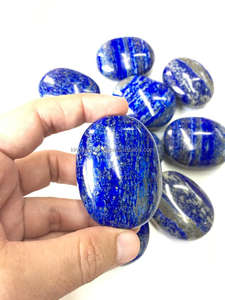 Piedra lapislázuli semipreciosa pulida al por mayor, piedra preciosa tallada Feng Shui Natural para meditación, Reiki, uso de recuerdo energético - Product Image 4