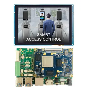 Intelligent HMI 7 Inch LCD Module 1024x600 TFT Touch Screen Display with UART Port Serial Interface Software