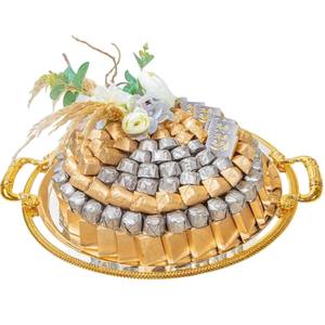 Plateau à chocolat de luxe Présentoir à bonbons et desserts de qualité supérieure Plateau à chocolat élégant pour mariage et occasions spéciales Meilleur prix - Product Image 5