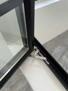 Ventana Abatible de Aleación de Aluminio con Rotura de Puente Térmico 2026, con Vidrio Templado, Diseño Moderno para Villa, Persiana Enrollable y Apertura Abatible - Product Image 4