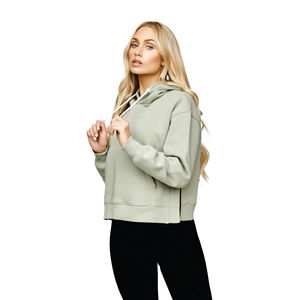 Sudaderas con Capucha para Mujer, 100% Algodón Puro, Sudadera Orgánica con Capucha, Sudadera con Capucha y Logotipo Personalizado - Product Image 1