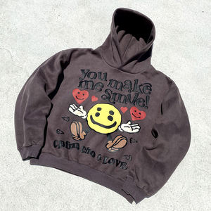 OEM sudaderas con capucha bordadas polar pulóver sudaderas moda Streetwear para hombres mujeres logotipo personalizado al por mayor - Product Image 5