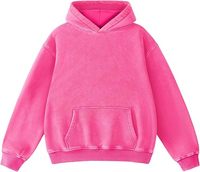Sweat à capuche unisexe épais en molleton délavé style vintage pour homme et femme, idéal pour l'hiver et le streetwear