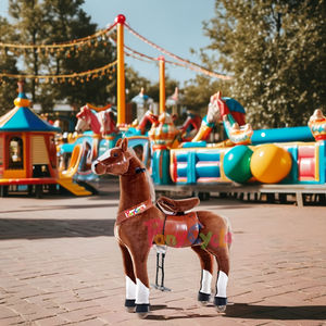 Animado marrón mejor calidad feliz paseos caminando paseo en juguetes animales para adultos - Product Image 1