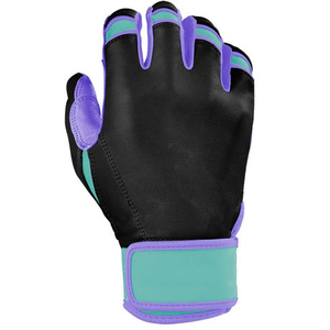 OEM Factory Cabretta Guantes de bateo de béisbol de cuero Puño corto Durable Cómodo Antideslizante Diseño personalizado - Product Image 2