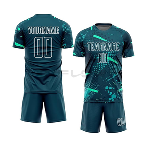 Productos transpirables de secado rápido, Camiseta con estampado de logotipo personalizado, camiseta de fútbol de tela de poliéster 100% estadounidense superventas - Product Image 3
