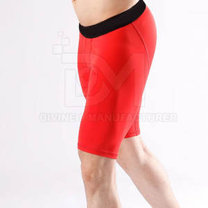 Short de compression pour homme le plus vendu 100% polyester décontracté motif solide taille moyenne logo personnalisé vente en gros au meilleur prix - Product Image 2