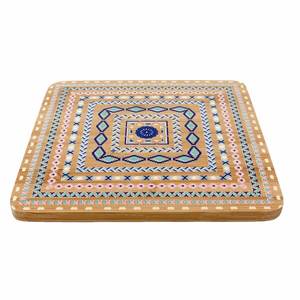 Posavasos de madera de nogal impresos se ven premium y duraderos para apariencia de mesa premium y duraderos para accesorios de cocina y fiestas - Product Image 3