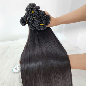 PREMIUM SDD Original vietnamita Virgen U Tip Extensiones de cabello Todos los colores 100% Cabello humano para mujeres Longitud 8 -32 pulgadas - Product Image 2