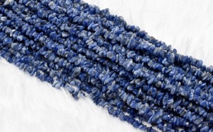 Top Selling Attractive Blue Color Sodalite Uncut <b>Chip</b> Beads Natural Healing <b>Crystals</b> for Jewelry Making Meditation - Product Image 3