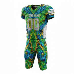 Uniforme de Fútbol Americano Personalizado Completo para Hombres, Jóvenes y Adultos, Ropa Deportiva de Equipo Personalizada, Incluye Jersey, Pantalones y Tallas Grandes - Product Image 3