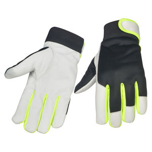 Guantes de montaje de cuero de material superior y de la mejor calidad a la venta Guantes de montaje de cuero de diseño personalizado de fabricante de nitrilo En420 - Product Image 2