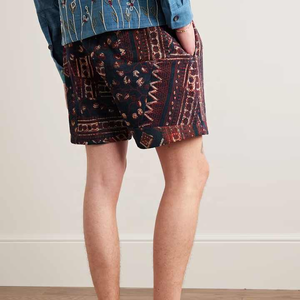 Men Casual Custom Logo Breathable, Above the Knee Men <b>5</b> <b>Inch</b> <b>Inseam</b> Double With Custom Pockets - Product Image 3