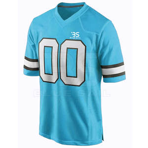 Maillot de football américain respirant avec logo brodé pour les sports d'équipe maillot de football américain pour les jeunes - Product Image 1