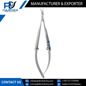 Ciseaux coronaires chirurgicaux manuels confortables en acier inoxydable de dernier style à prix raisonnable/conception OEM personnalisée certifiée CE - Product Image 4