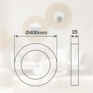 Belair CCT 32W White Round LED <b>Ceiling</b> <b>Light</b> 400x25 (GSC 203605107) - Product Image 5