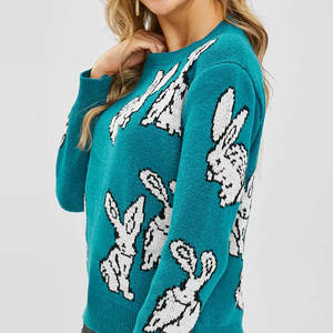 Design personnalisé pulls d'hiver à manches longues pour femmes à séchage rapide 100% coton style décontracté avec logo avant meilleur prix bas quantité minimale de commande - Product Image 6