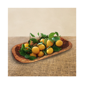 Tazón de masa de madera de acacia y servidor de frutas Tazón de masa de madera de acacia Tazón de frutas de masa de madera de granja Cocina usada - Product Image 1