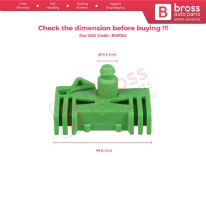 BWR24 Power Window Regulator Repair <b>Clips</b> Front Left for 306 1992-2003 4/5 Door HB Sedan Saloon 9221C2 - Product Image 5