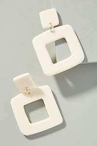 Handmade Resin Dangle <b>Earrings</b> for Women - Product Image 2