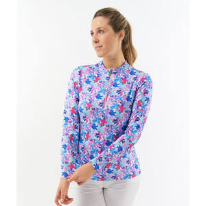 Sérigraphie brodée personnalisée Golf à manches longues pour polos Protection solaire tricotée et respirante pour femmes pour le golf d'affaires - Product Image 4