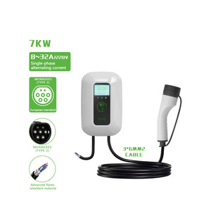 Estación de Carga Inteligente para Vehículos Eléctricos GB/T AC, Wallbox con Entrada de 7kW 200-220V, Funciones de Balanceo Dinámico de Carga y Preparación para Red Inteligente - Product Image 1