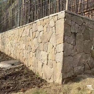 Manufacturer Direct Textured Natural Split Face Yellow Granite for Rustic Villa <strong>Stone</strong> <strong>Cladding</strong> Projects - Product Image 1