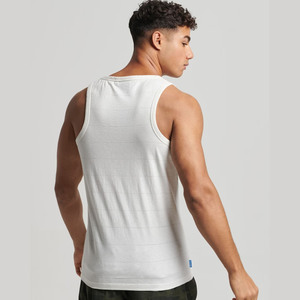 High Quality Men's Gym Vest <b>Top</b> Men's Gym tank <b>Top</b> Custom logo Muscle Fit Ribbed Vests Ribbed Vest Men - Product Image 2