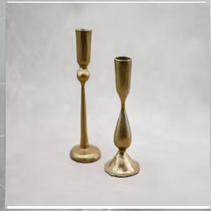 Handmade Aluminum Candle Holder Elegant Pattern <b>Textured</b> Detailing Home Decoration Living Room Easter Wedding Christmas Ambience - Product Image 6