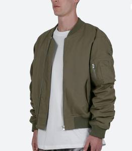 Vestes unisexes personnalisées, streetwear d'extérieur, fermeture éclair, poche, vestes courtes d'automne, décontractées, grande taille, blouson bomber, broderie sur le devant - Product Image 2