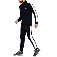 Nouveautés en gros : Survêtement de sport vintage deux pièces pour homme, taille élastique, 100 % coton léger