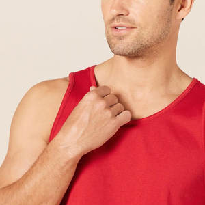 Nuevo Diseño al por Mayor, Transpirable, de la Mejor Calidad, Personalizado, Informal, de Punto, de Algodón/Poliéster, Ropa Deportiva para Hombre, Camisetas sin Mangas de Secado Rápido - Product Image 3