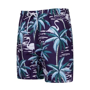 Short de Plage Hip Hop Double Couche pour Homme Séchage Rapide et Confortable avec Motif Imprimé Arbre Brun Vert Anti-Rides - Product Image 2