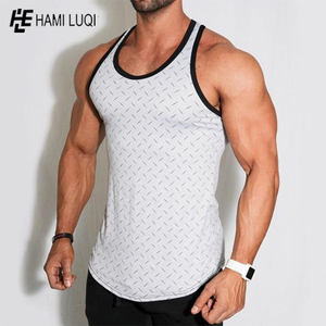 Camiseta sin mangas personalizada para gimnasio para hombre-Traje de fitness personalizado - Product Image 3