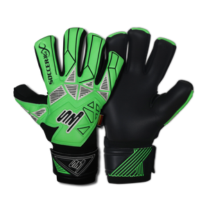 ถุงมือฟุตบอลหนังหนา SMX สำหรับผู้รักษาประตู ยี่ห้อ Oxygen Sports คุณสมบัติกันลื่น แห้งเร็ว ป้องกันนิ้วและนิ้วโป้ง - Product Image 1
