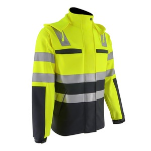 Reflective Workwear Hi Vis Winter <b>Jackets</b> Water Proof Road Safety Construction Use High Quality Customized - Product Image 2